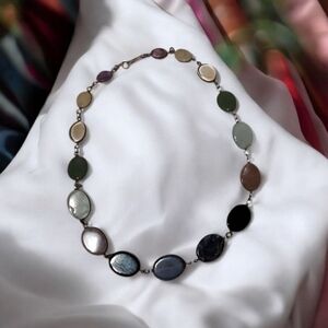 Elegant Multicolor Stone Necklace